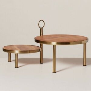 Hearth & Hand Gold and Brown Serveware Set